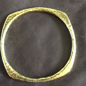 Ippolita 18K gold Glamazon square bangle